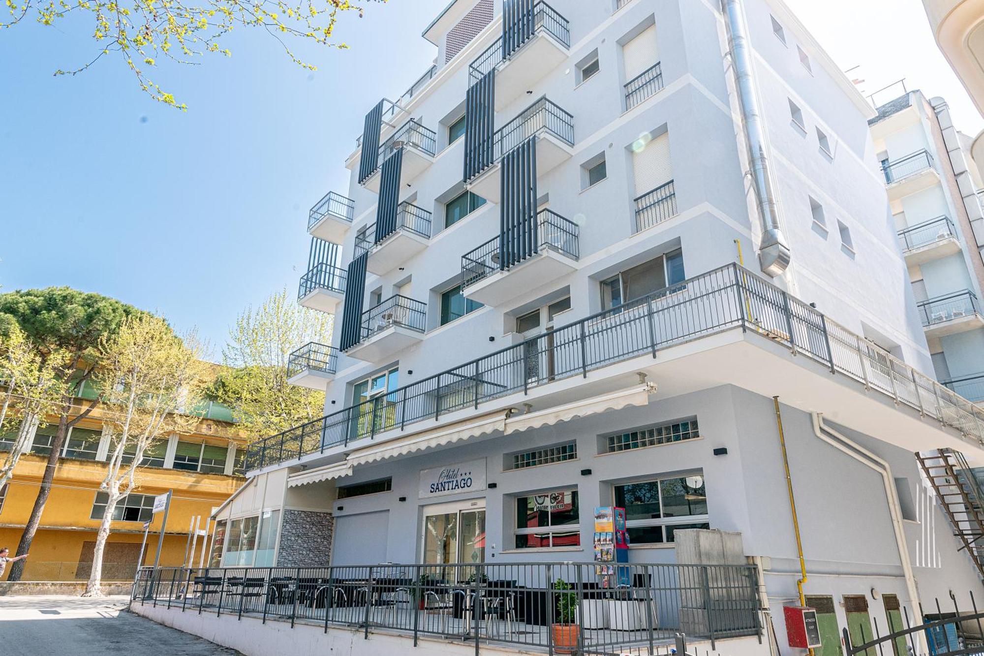 Hotel Santiago Rimini Exteriör bild